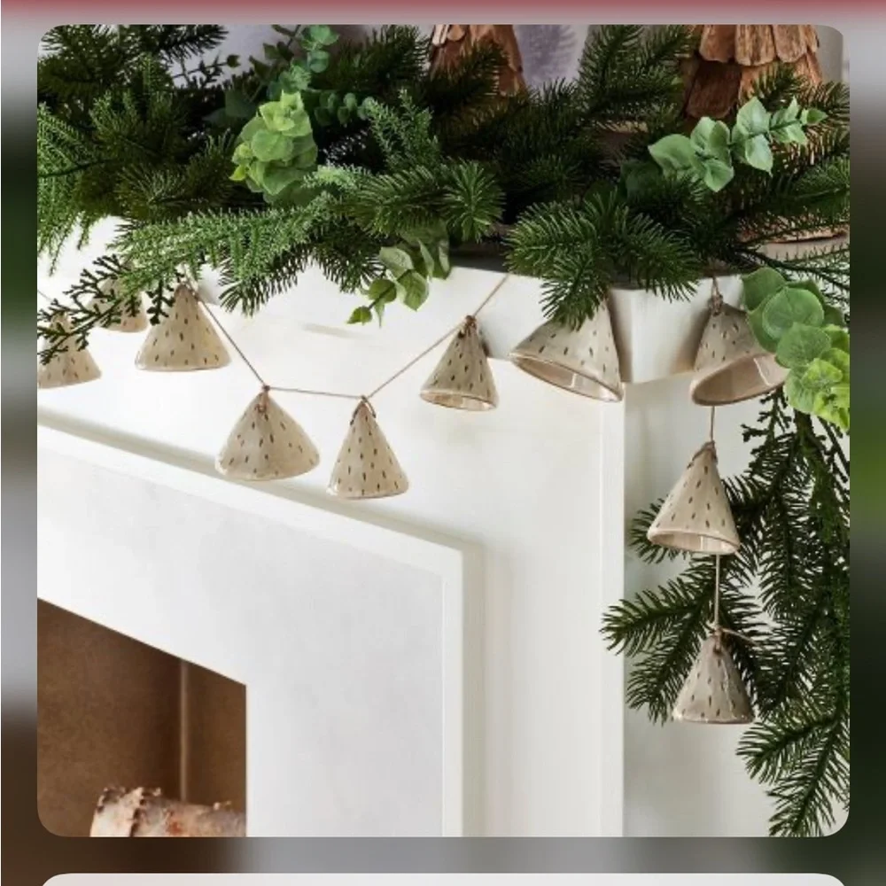 Ceramic Bell Garland - Threshold™ designed with Studio McGee